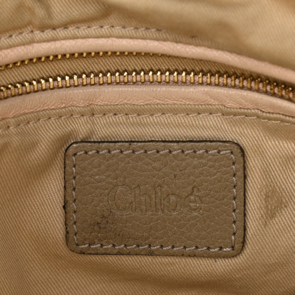 Chloe Calfskin Medium Paraty Barbour Khaki 5 of 13