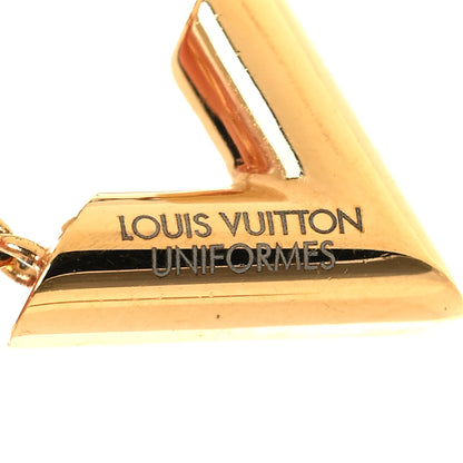 Louis Vuitton Essential V Necklace Gold 5 of 5
