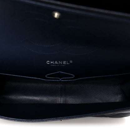 Chanel Caviar Quilted Jumbo Double Flap Navy Blue 5 of 12