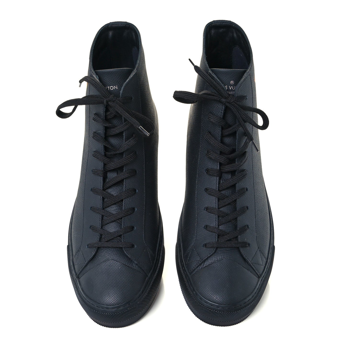 Calfskin LV Tattoo Sneaker Boots 10 Black