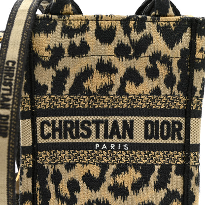 Christian Dior Canvas Mizza Embroidered Mini Book Tote Phone Bag Beige 7 of 10