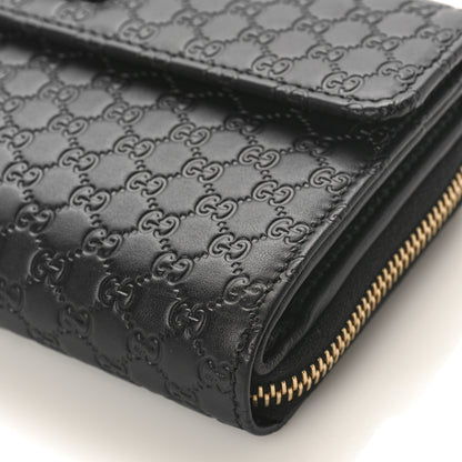 Gucci Soft Microguccissima Continental Zip Wallet Black 8 of 8