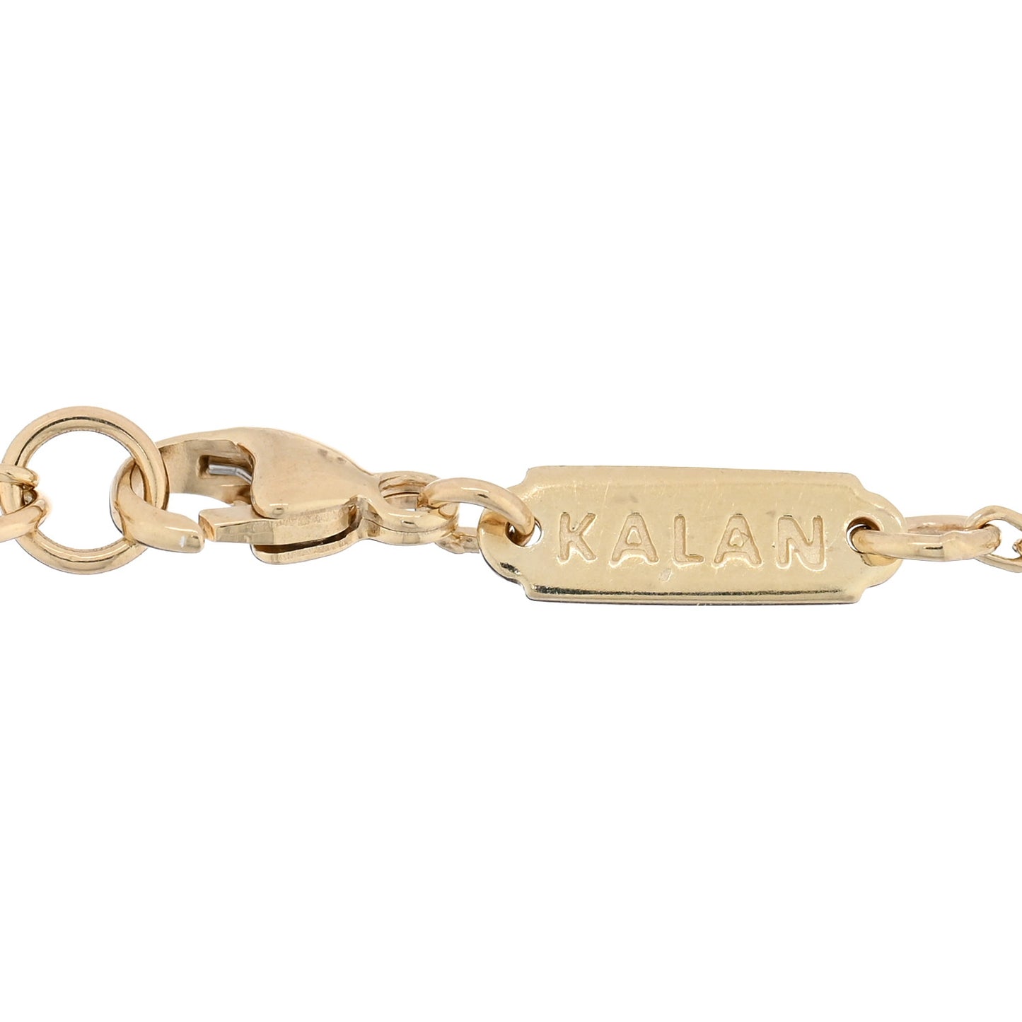 14K Yellow Gold Diamond White Topaz Bracelet