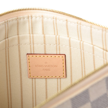 Louis Vuitton Damier Azur Neverfull MM GM Pochette 6 of 7