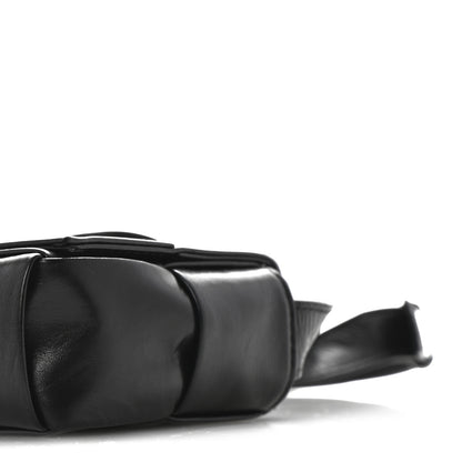 Bottega Veneta Lambskin Maxi Intreccio Candy Cassette Crossbody Bag Black 9 of 11