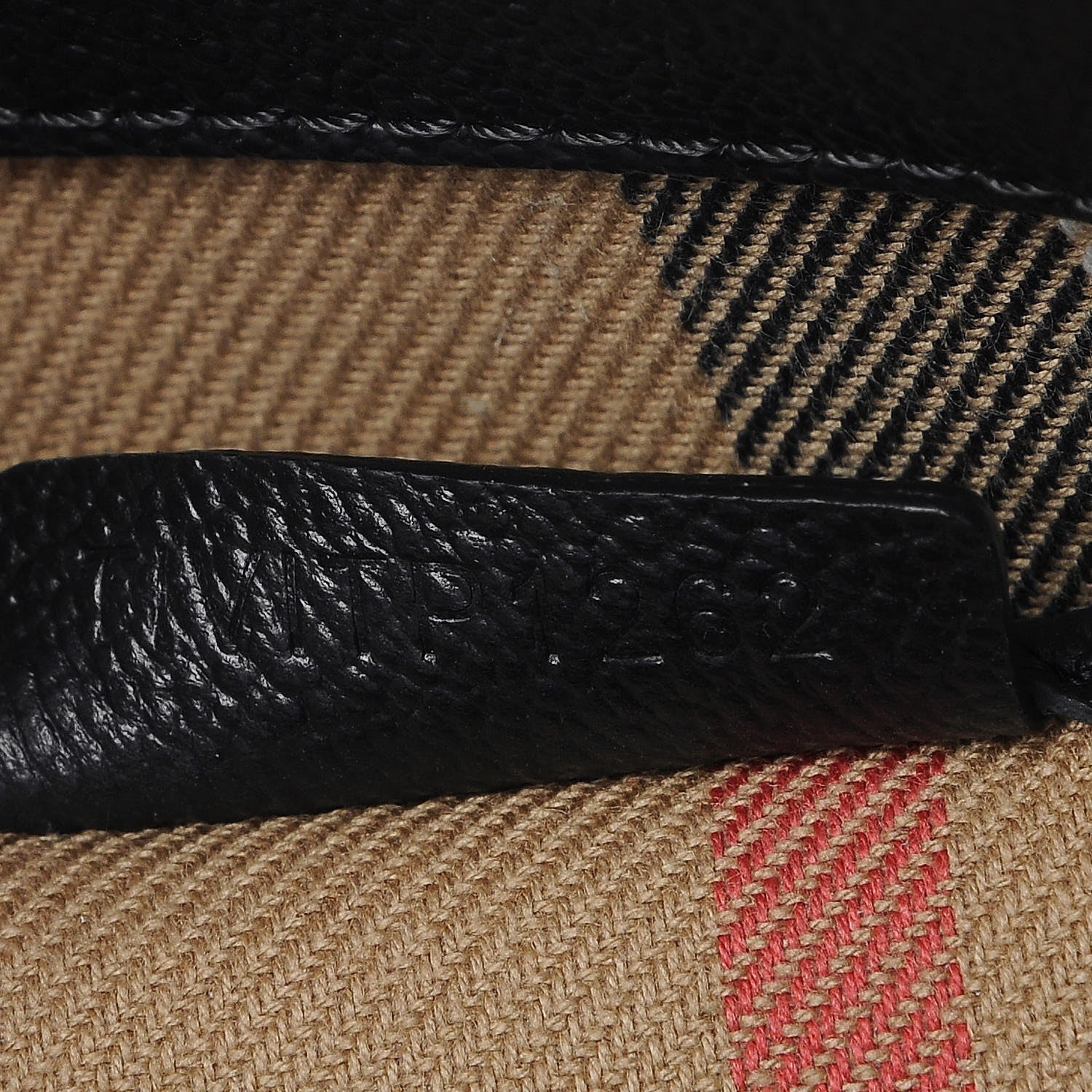 Burberry Soft Grain Calfskin Medium Buckle Tote Black 10 of 10
