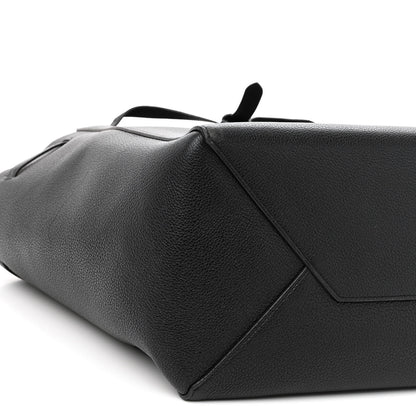 Celine Soft Grained Calfskin Medium Belt Cabas Phantom Black 8 of 9