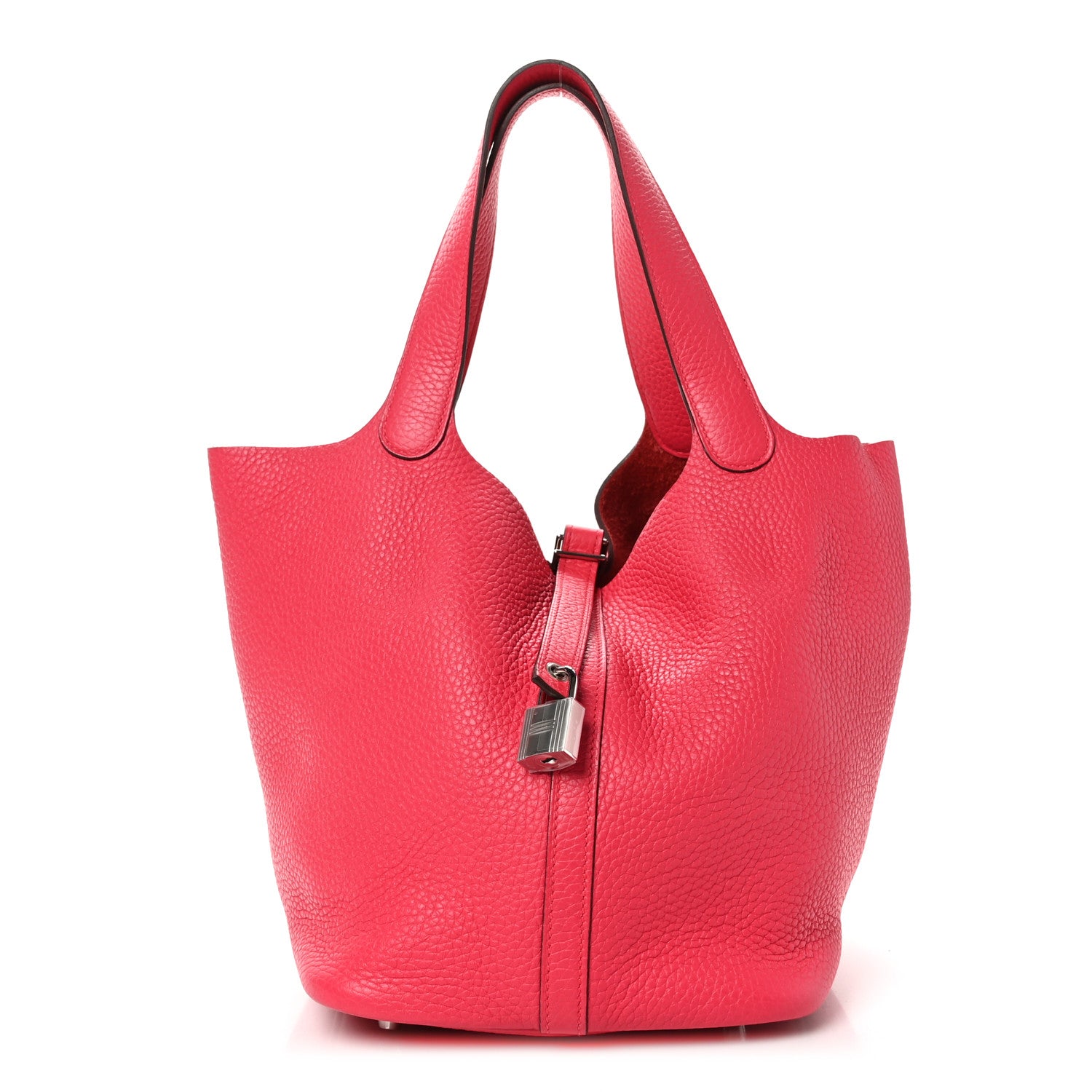 Hermes Taurillon Clemence Picotin Lock 22 MM Rose Extreme 1 of 12