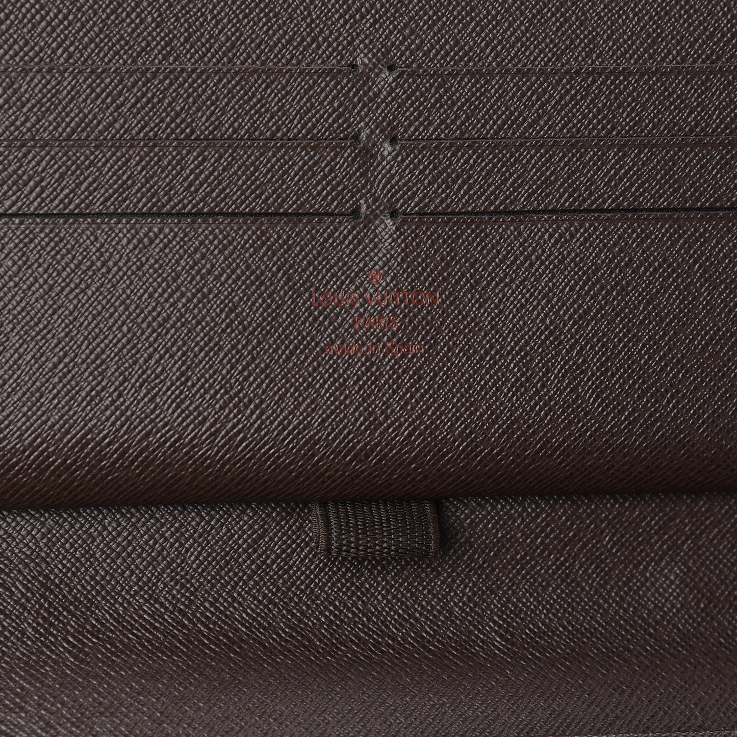 Damier Ebene Zippy Organizer Wallet