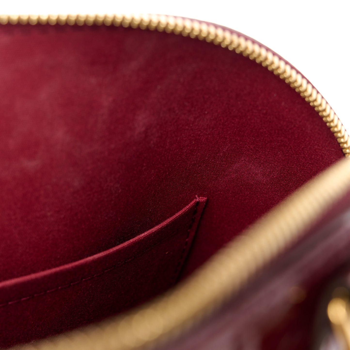 LOUIS VUITTON Vernis Alma PM Rouge Fauviste