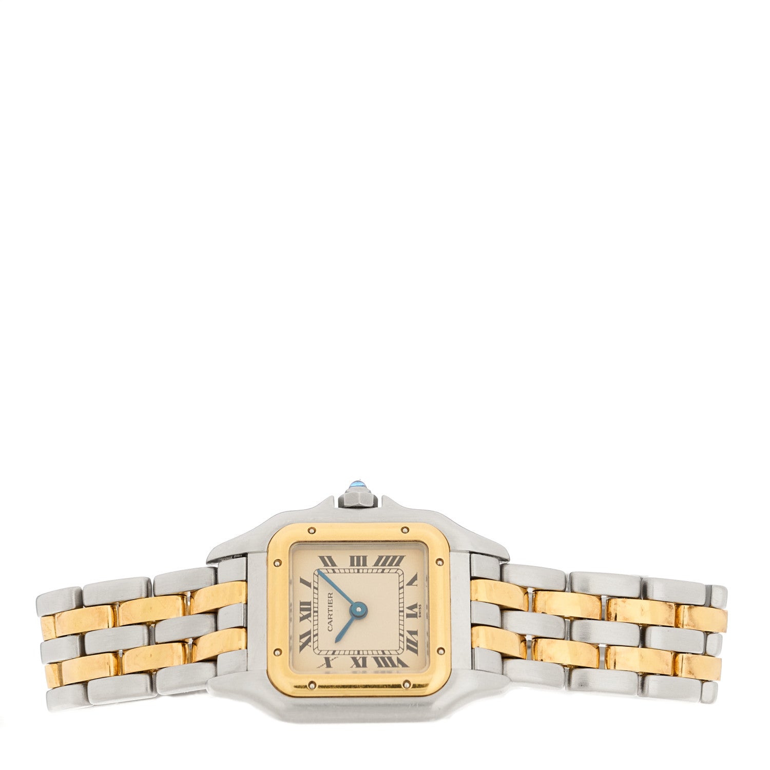 Cartier Stainless Steel 18K Yellow Gold 22mm Panthere Quartz Watch 2 of 4