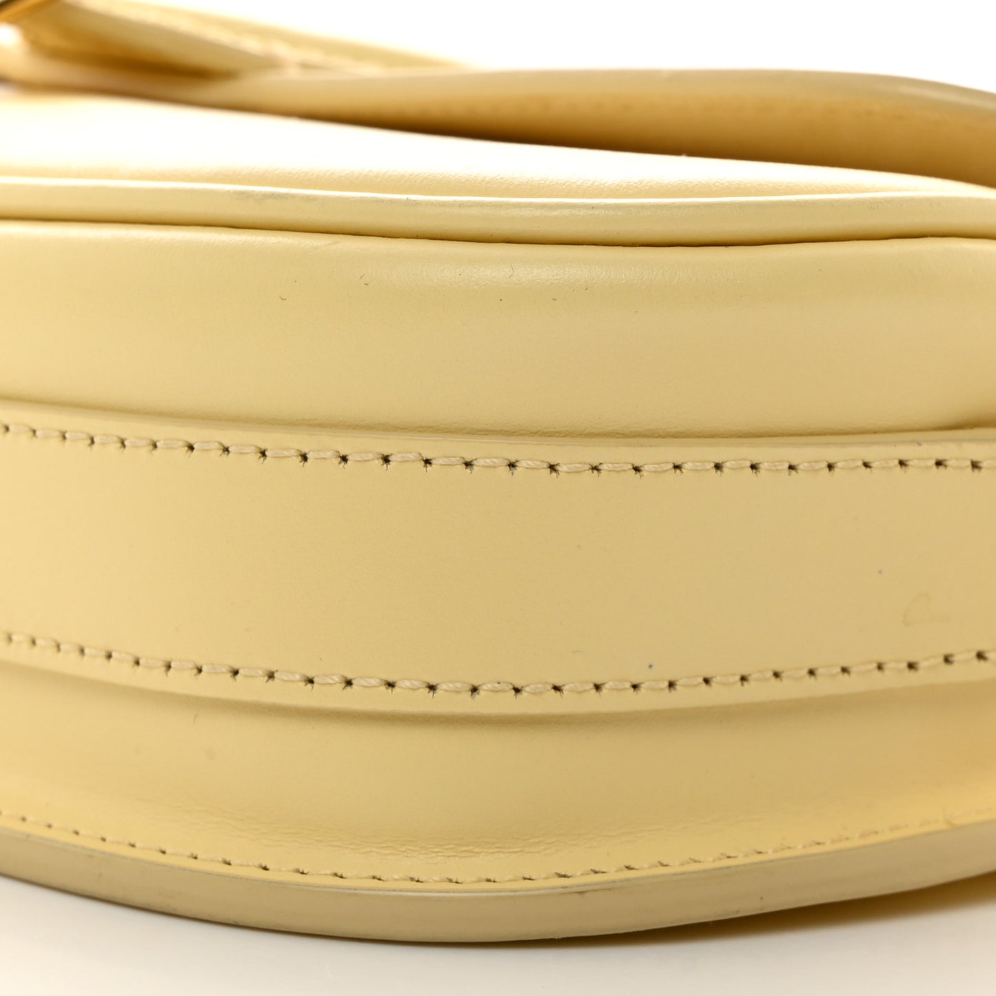 Box Calfskin East West Bobby Bag Pale Yellow