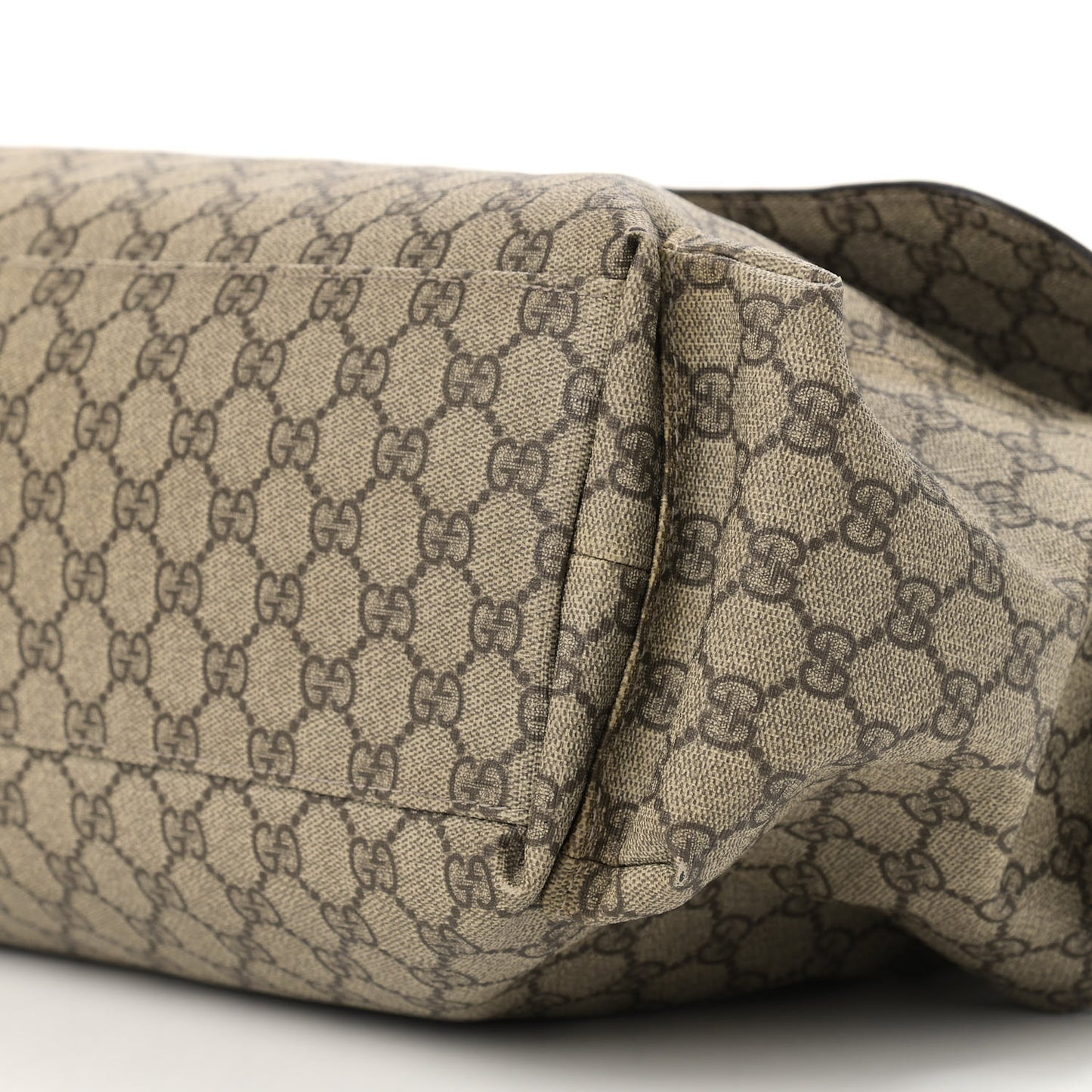 GG Plus Monogram Messenger Diaper Bag Dark Brown