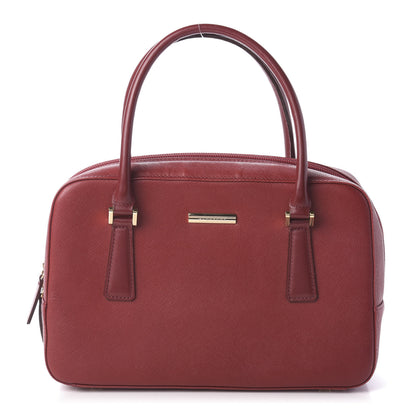Burberry Textured Calfskin Tote Red 1 of 9