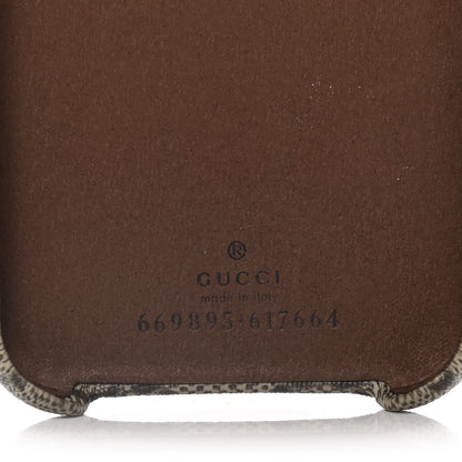Gucci GG Supreme Monogram Marmont iPhone 12/12 Pro Case Black 5 of 6