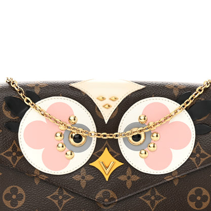 Louis Vuitton Monogram Lovely Birds Pochette Felicie Chain Wallet 8 of 16