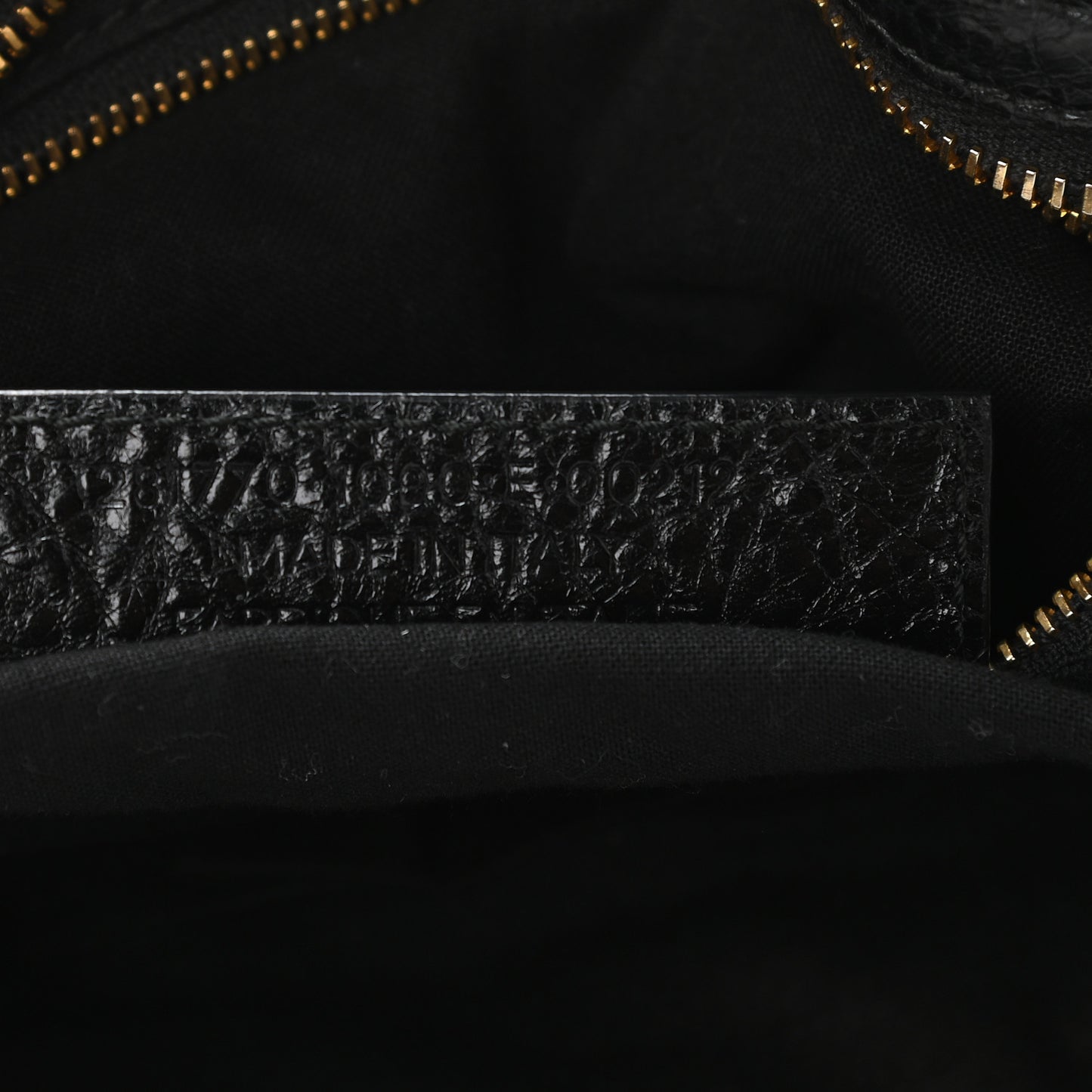 Agneau Giant 12 Gold Hardware City Black