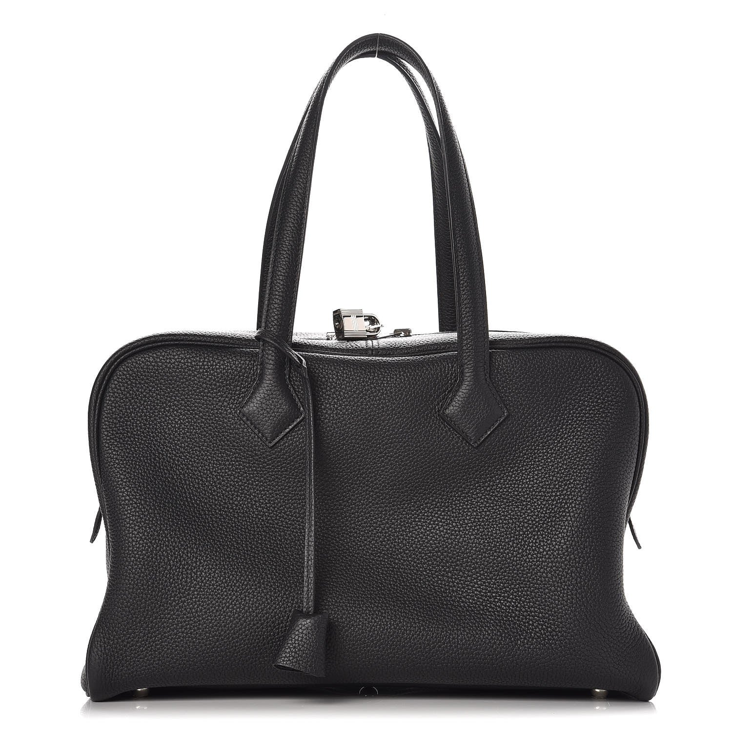 Hermes Taurillon Clemence Victoria II 35 Black 1 of 11