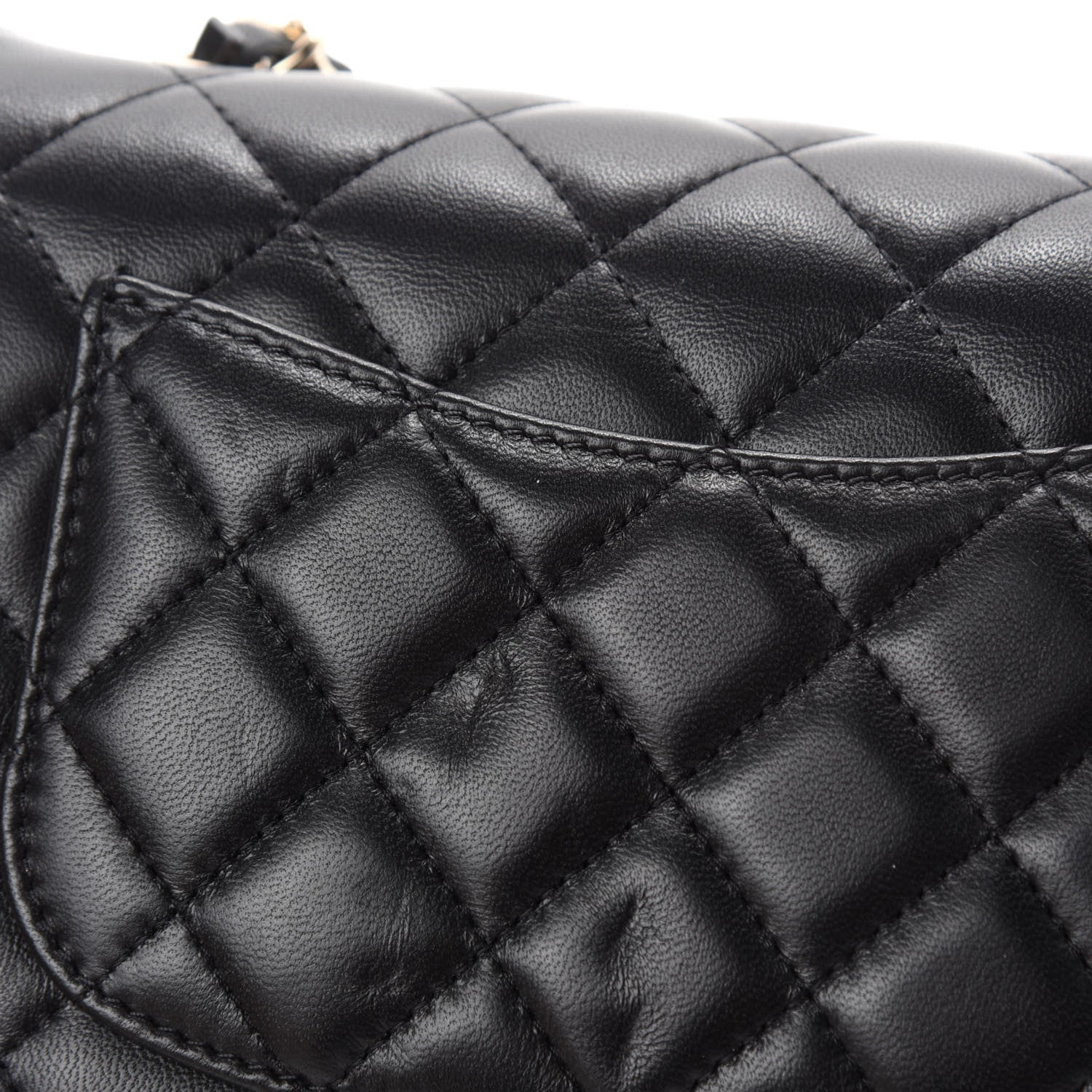 Chanel Lambskin Quilted Mini Rectangular Flap Black 8 of 12