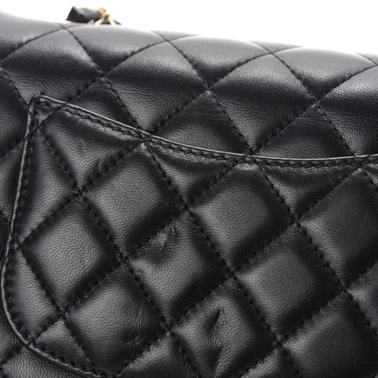 Chanel Lambskin Quilted Mini Rectangular Flap Black 8 of 12
