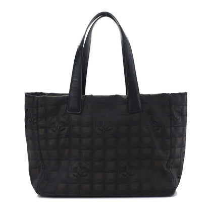 Chanel Nylon Large Travel Tote Brown 1 of 9