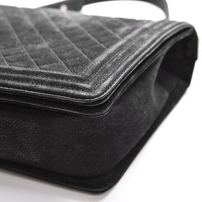 Chanel Iridescent Caviar Quilted Large Boy Flap Black 14 of 16