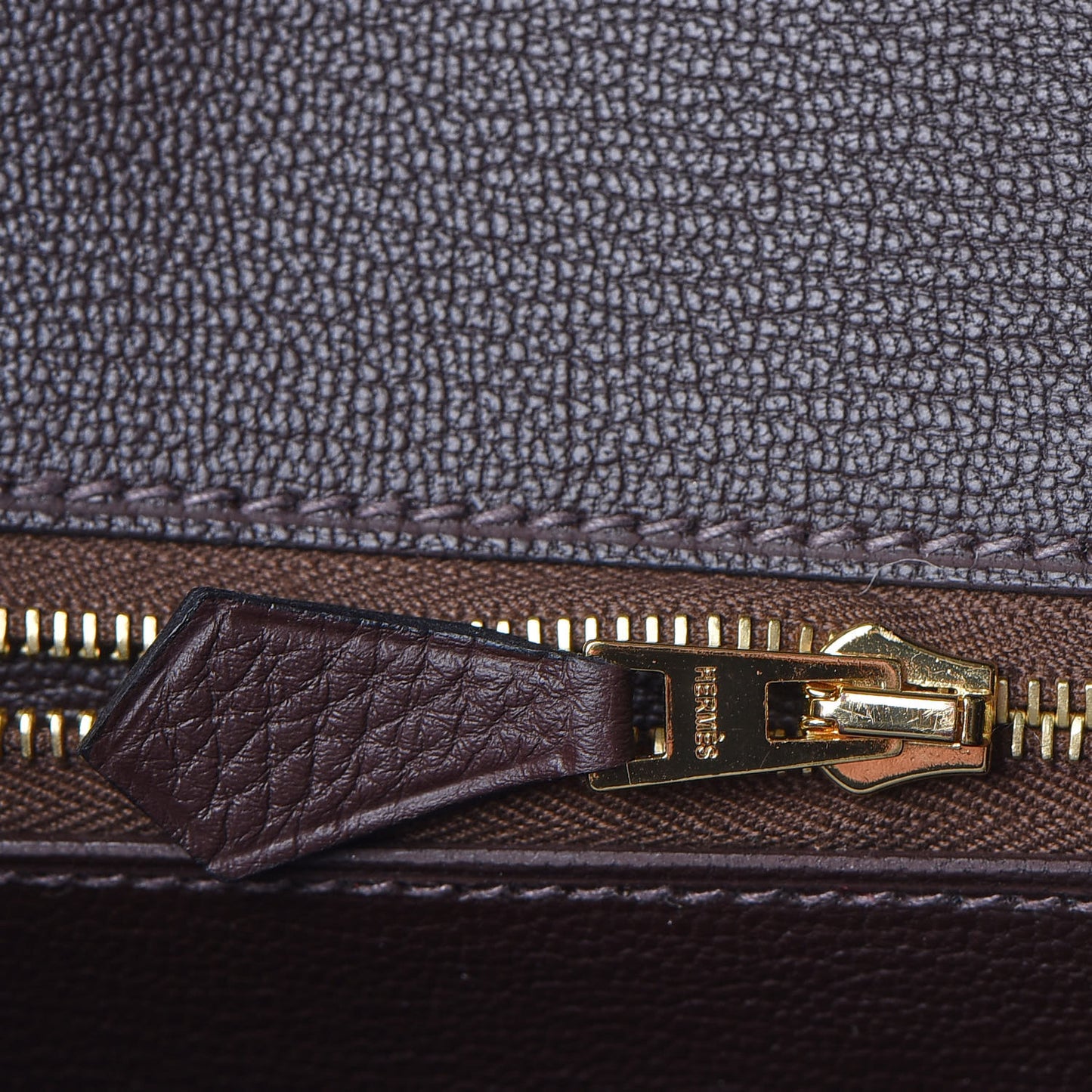 Togo Birkin 25 Chocolate