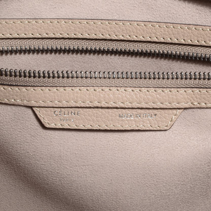Celine Drummed Calfskin Mini Luggage Dune 6 of 9