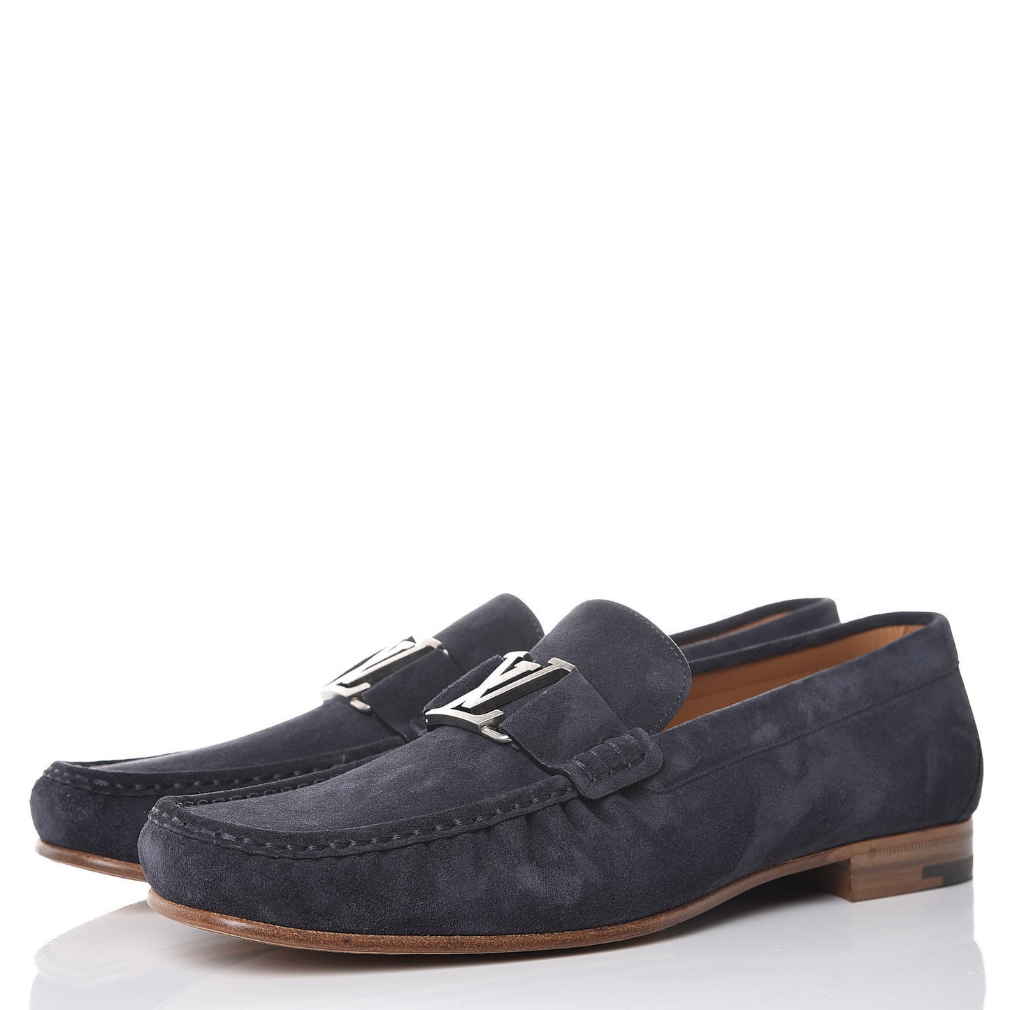 Suede Mens Montaigne Loafers 9.5 Marine