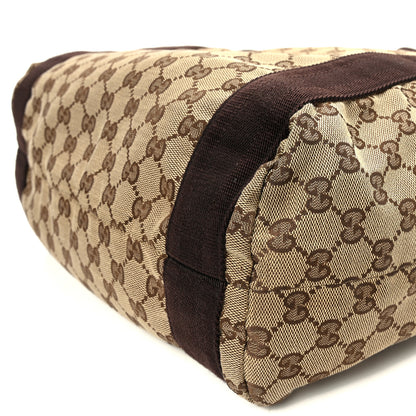 Gucci GG Monogram Medium Handle Vertical Tote Bag Dark Brown 10 of 10