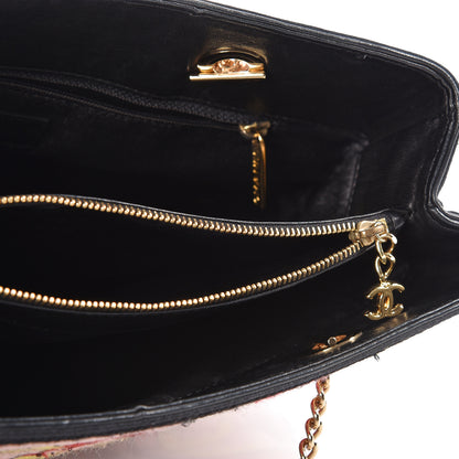Chanel Needlepoint Precious Symbols Shoulder Bag Black 4 of 9