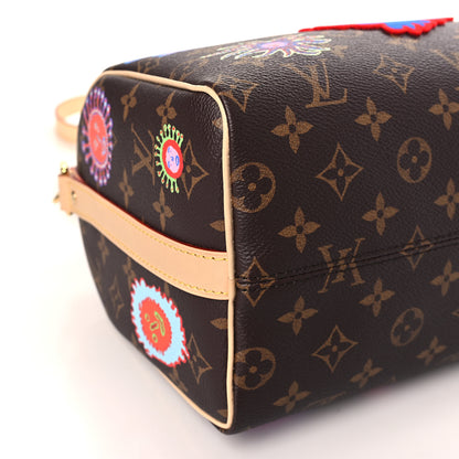 Louis Vuitton LV X YK Monogram Embroidered My Eternal Soul Speedy Bandouliere 25 Multicolor 7 of 8