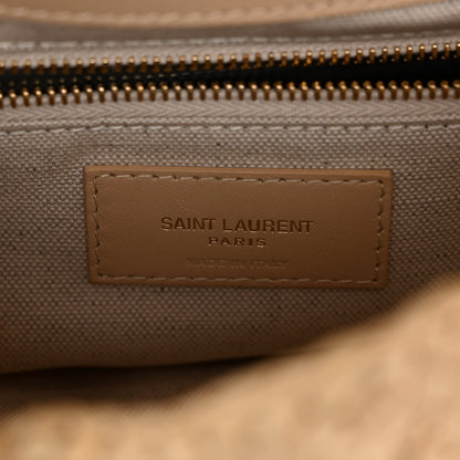 Saint Laurent Raffia Monogram Medium Jamie Natural Avorio 7 of 10