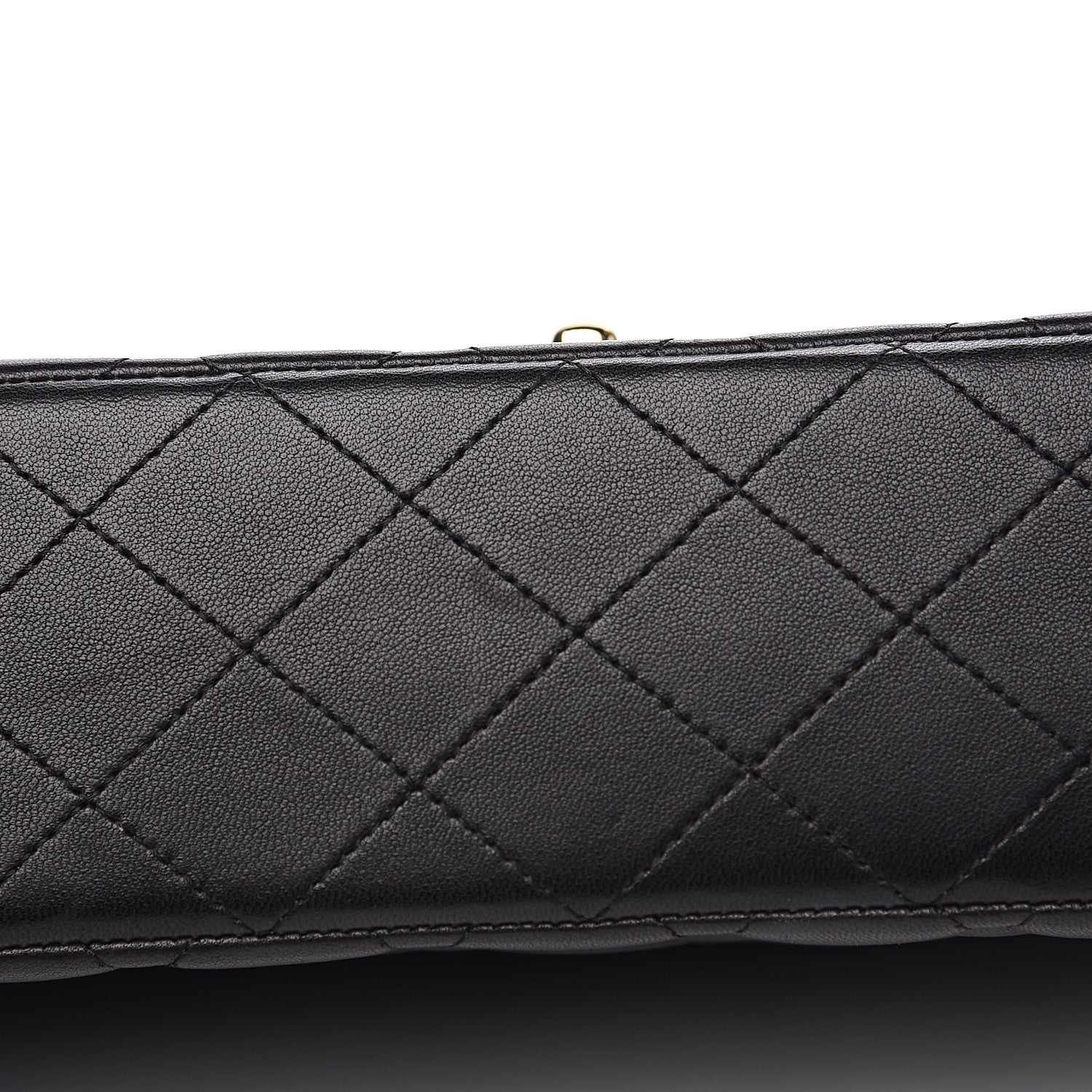 Chanel Lambskin Quilted Medium Double Flap Black 11 of 15
