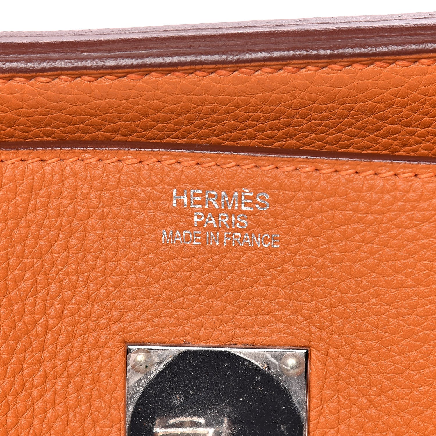 Hermes Taurillon Clemence JPG Birkin 42 Orange 6 of 11