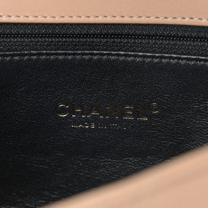 Chanel Caviar Quilted Small CC Filigree Flap Beige Black 6 of 10