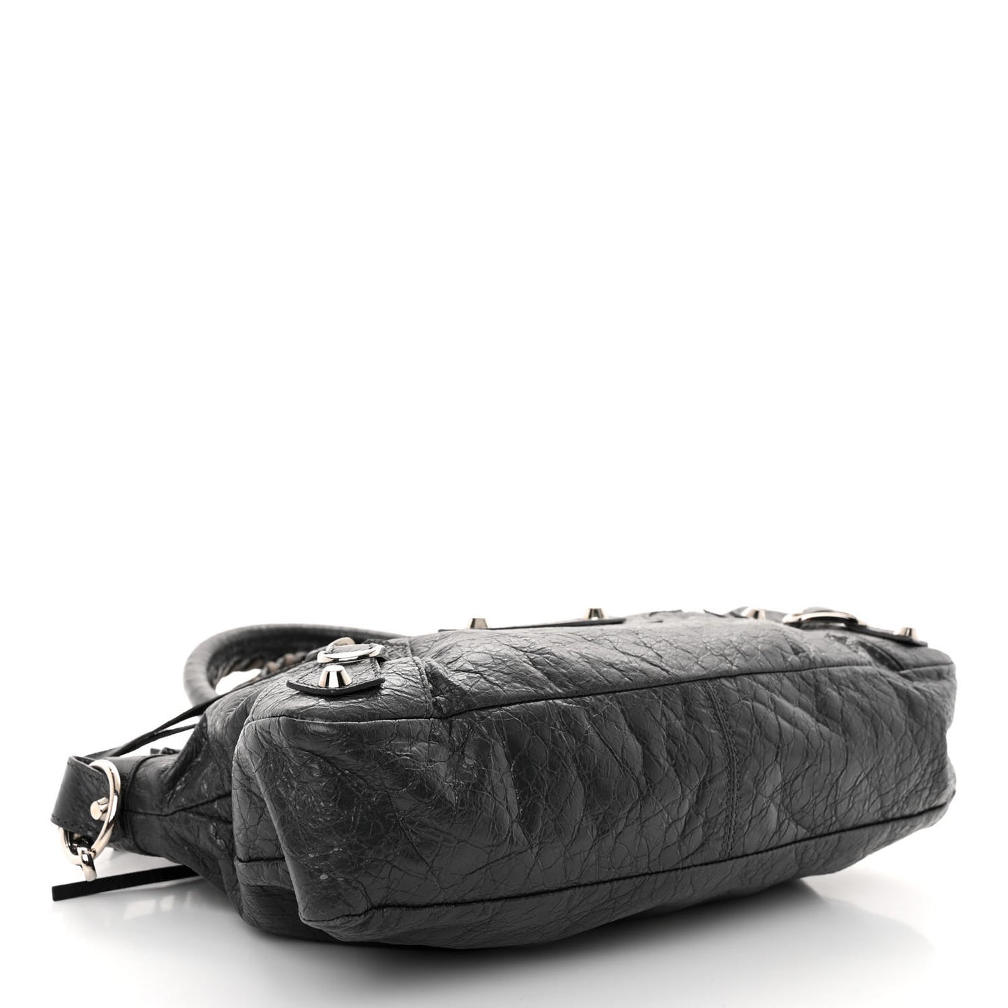 Agneau Classic Silver Hardware First Gris Fossile