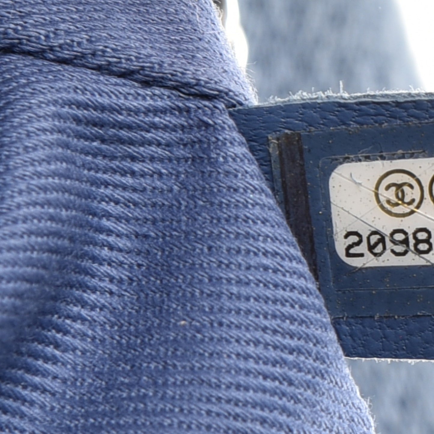 Canvas Large Deauville Tote Blue