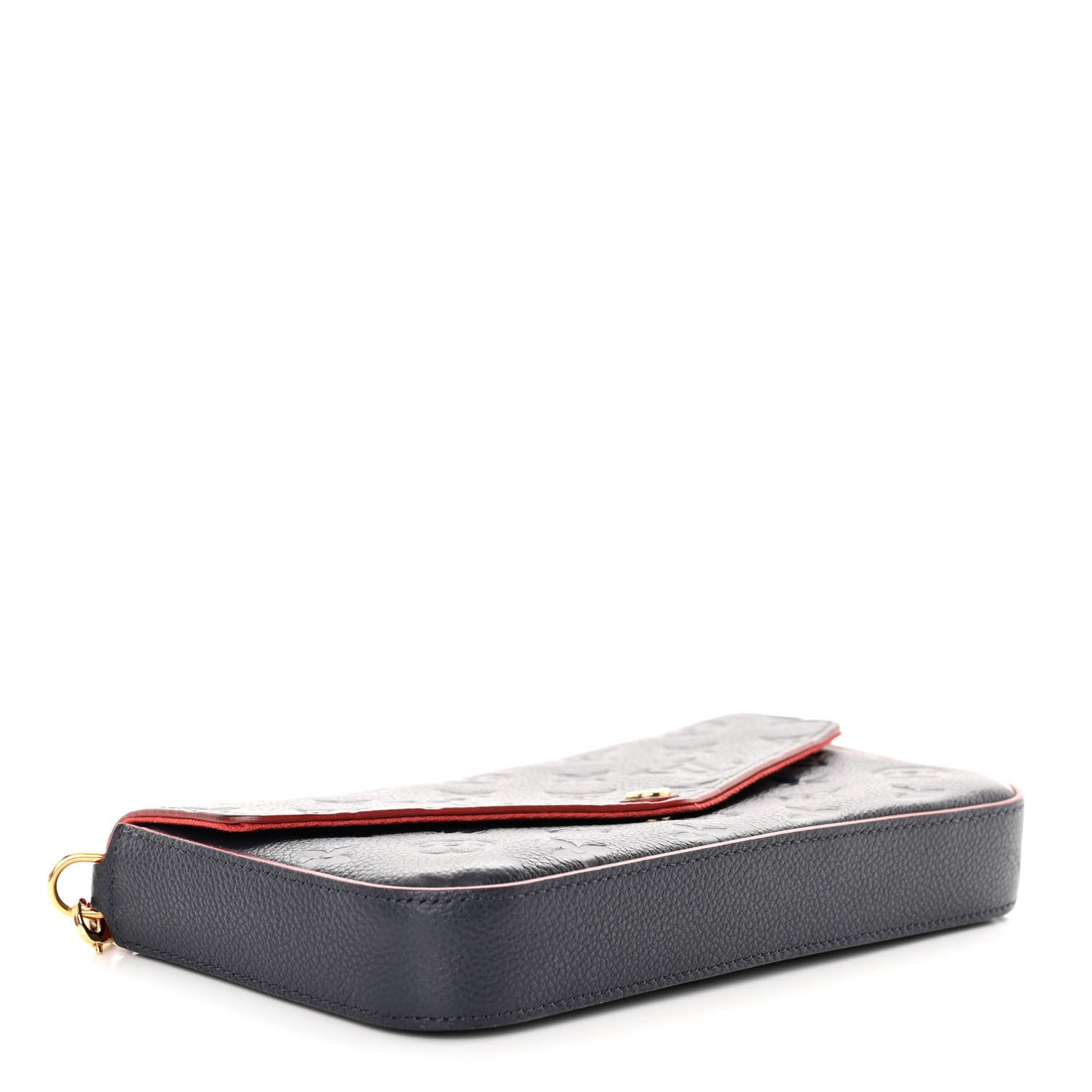 Empreinte Pochette Felicie Chain Wallet Marine Rouge