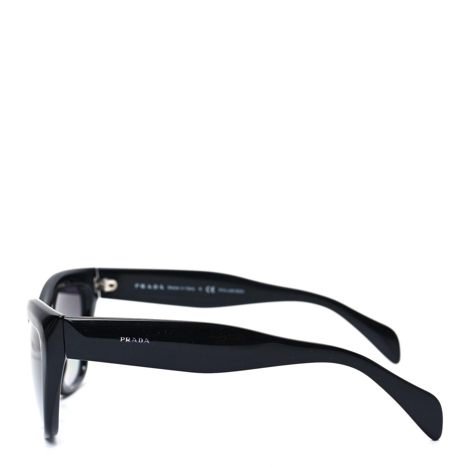 Prada Acetate Poeme Sunglasses SPR 02Q Black 4 of 6
