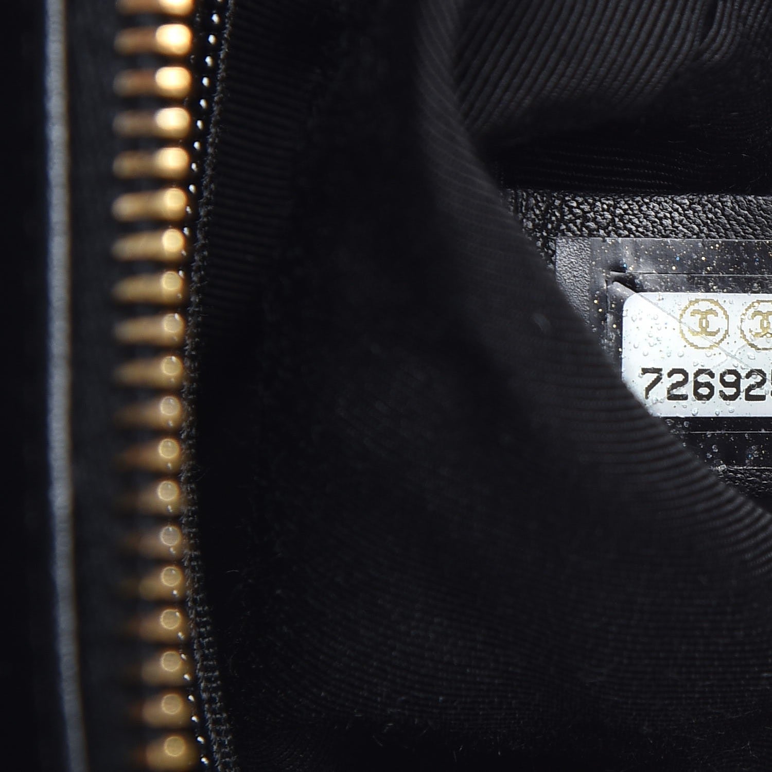 Chanel Lambskin Chocolate Bar Quilted Bag Black 7 of 13