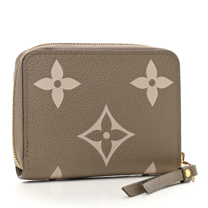 Louis Vuitton Empreinte Monogram Giant Zippy Coin Purse Tourterelle Creme 3 of 6