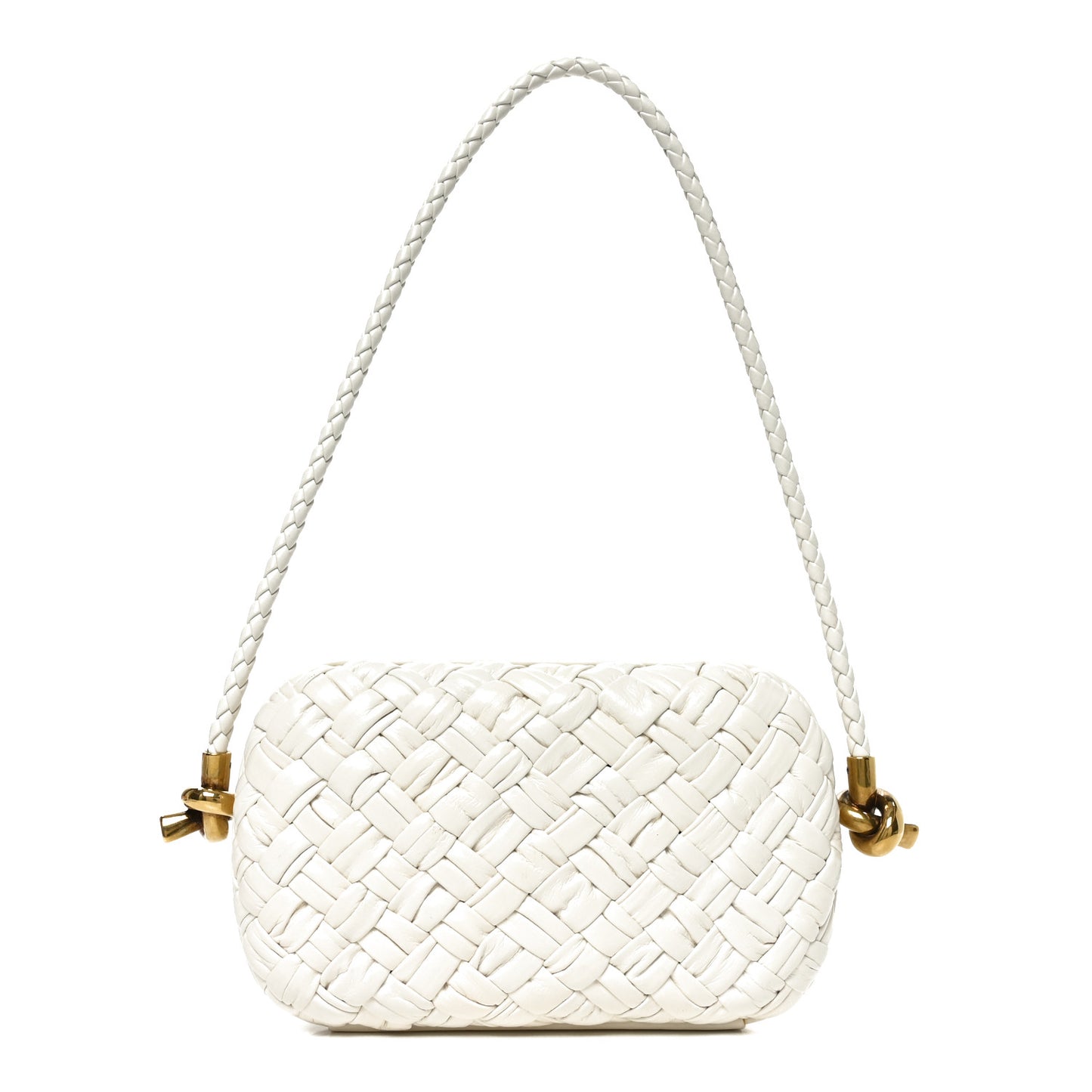 Foulard Intrecciato Knot On Strap White