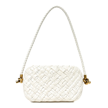 Bottega Veneta Foulard Intrecciato Knot On Strap White 1 of 9