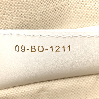Christian Dior Calfskin Star Medium Dior Vibe Zip Bowling Bag White Blue 7 of 12