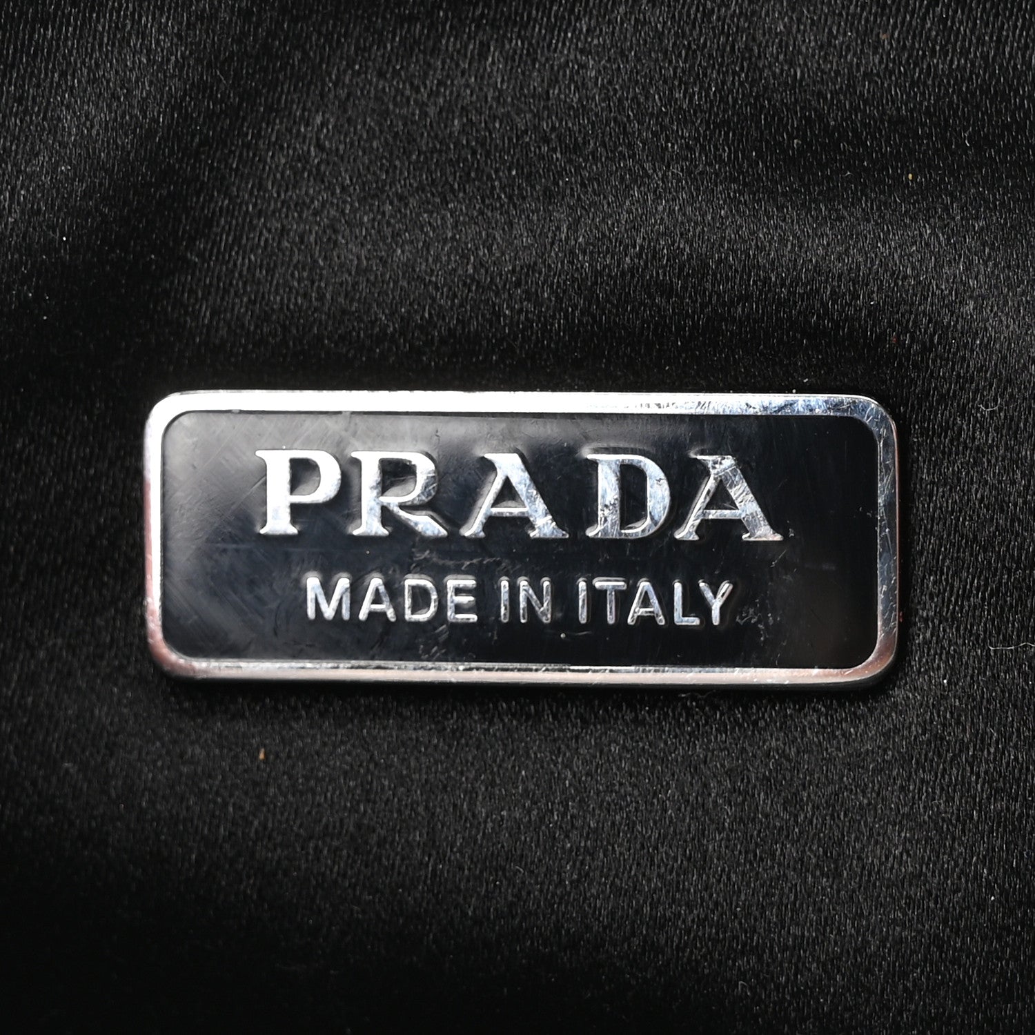 Prada Satin Crystal Triangle Pouch Cristal 6 of 11