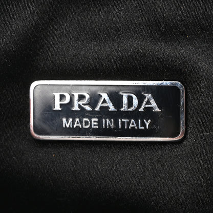 Prada Satin Crystal Triangle Pouch Cristal 6 of 11