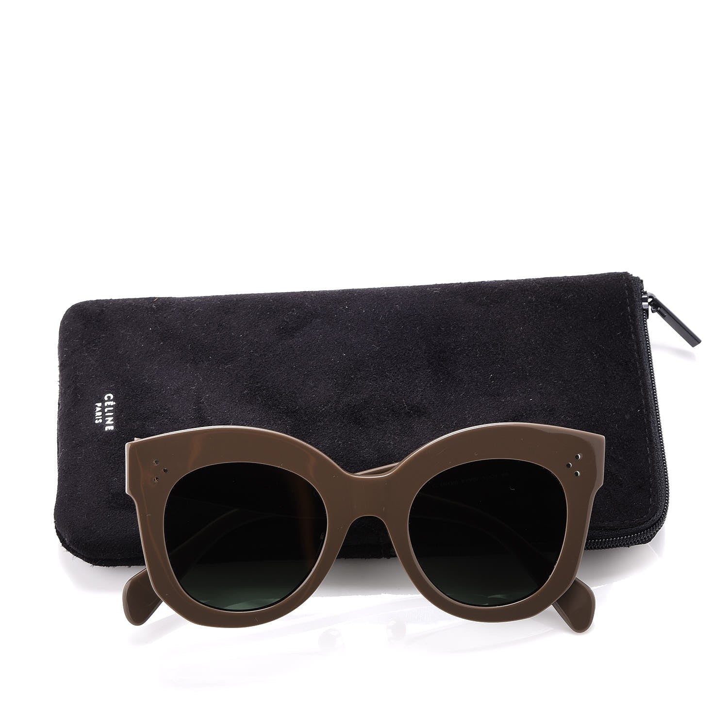 Celine Chris Sunglasses CL 41443/S Brown 7 of 7