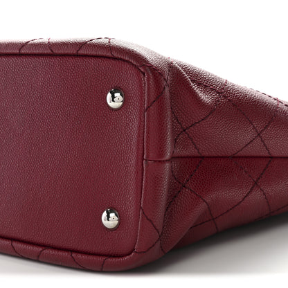 Chanel Grained Calfskin Shopping Fever Tote Red 11 of 11