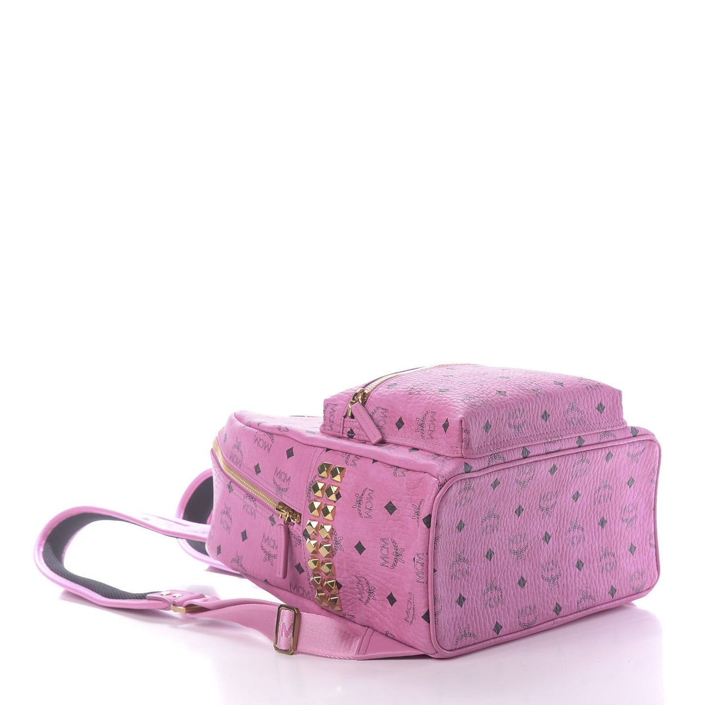 Visetos Medium Side Studs Stark Backpack Pink